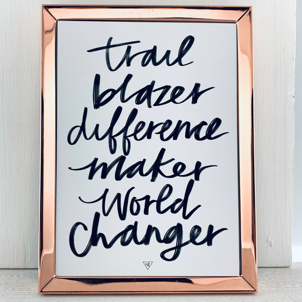 TRAILBLAZER Print 5x7