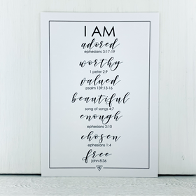 I AM reminder Print 5x7