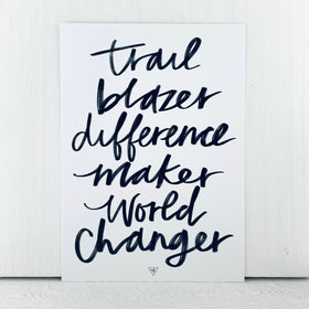 TRAILBLAZER Print 5x7