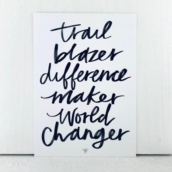 TRAILBLAZER Print 5x7