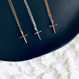 Wire Cross necklace
